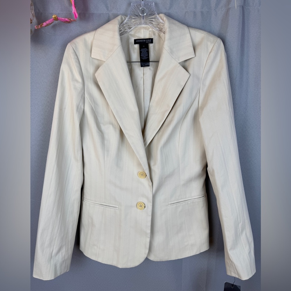 Kenneth Cole New York 2 Button Jacket- Size 10